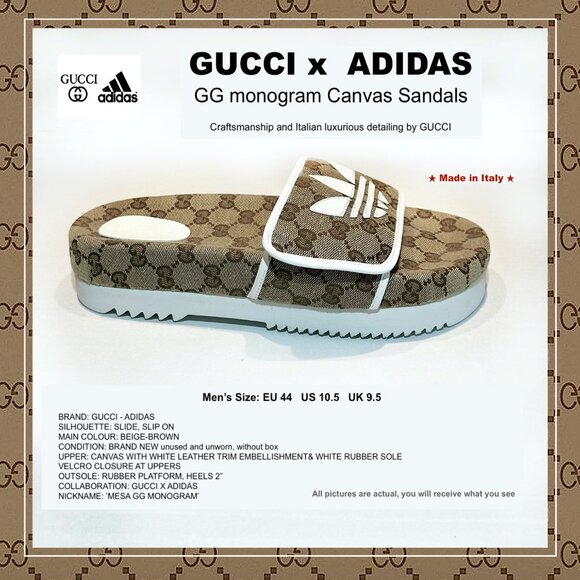 GUCCI x ADIDAS | Shoes | Gucci Gucci X Adidas Gg Monogram Canvas